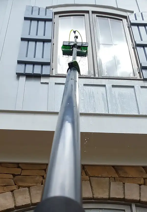 We wash commercial and residential windows at F-Bomb Power Washing